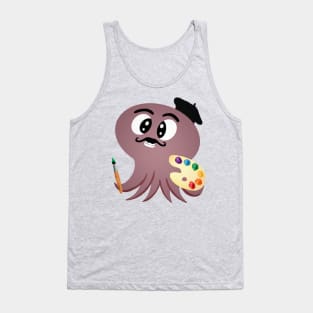 Bruno the Artsy Octopus Tank Top